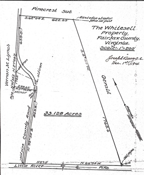 Survey of Whitesell Property at Green Spring